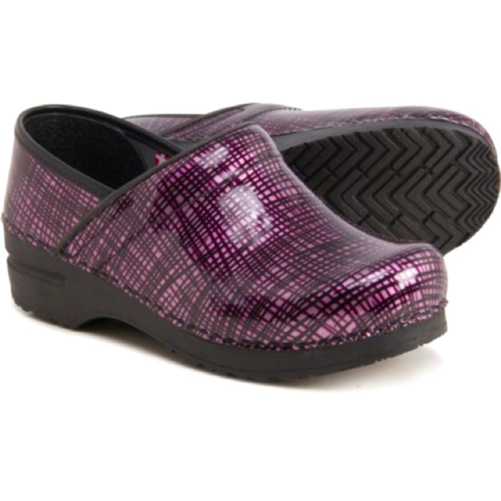Koi by Sanita Patent Leather Purple Clog Shoe